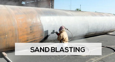 sand blasting