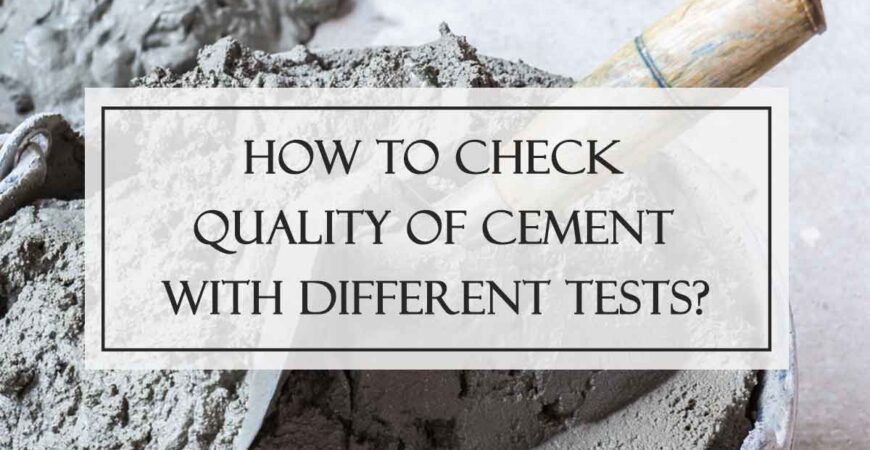 quality of cement
