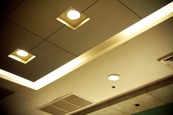 Different ceiling outlet lights